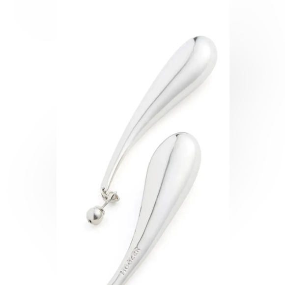 RARE Mugler x H&M silver drop earrings - Picture 3 of 4